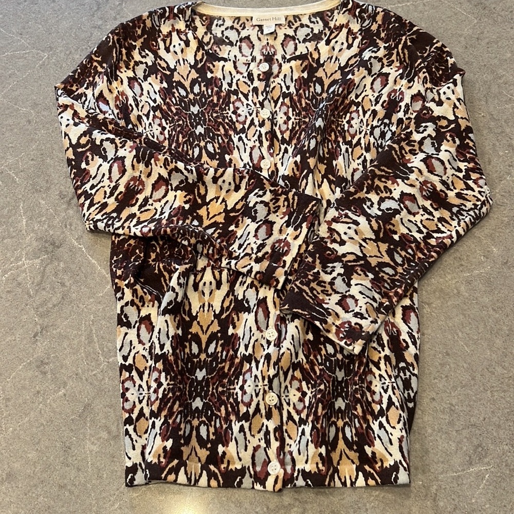 Garnet Hill Merino Cardigan